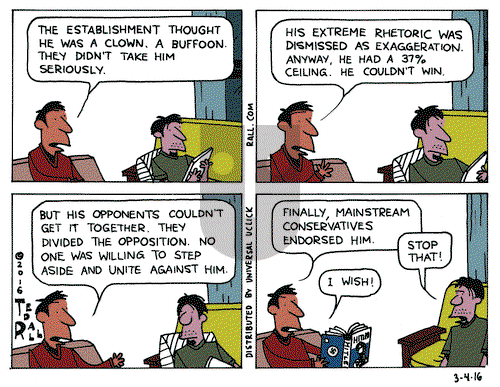 Ted Rall on Friday March 4, 2016 Comic Strip