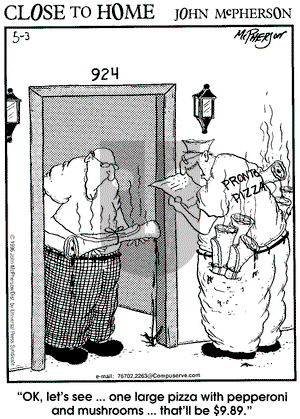 Close to Home on Friday May 3, 1996 Comic Strip