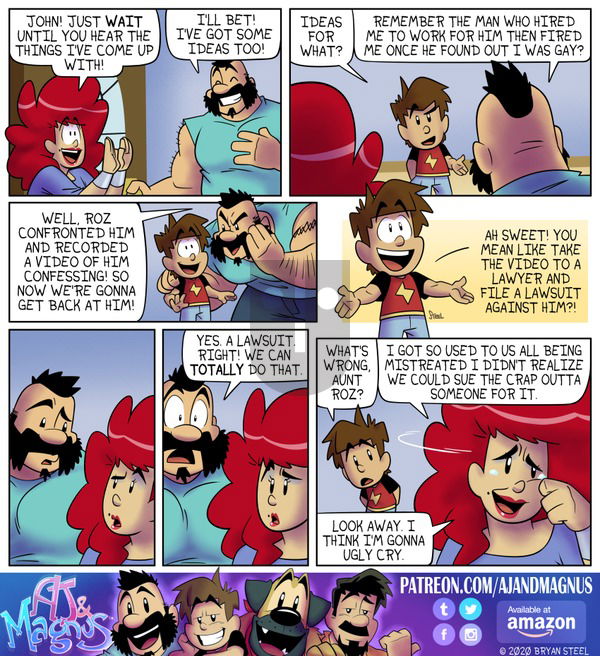 AJ and Magnus on Sunday February 23, 2020 Comic Strip