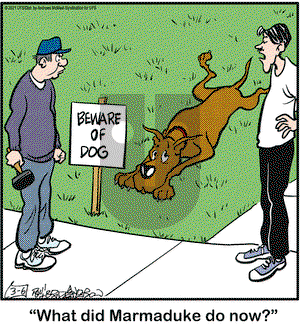 Marmaduke on Saturday March 6, 2021 Comic Strip