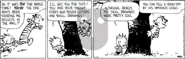 Calvin and Hobbes - Friday November 13, 1992 Comic Strip