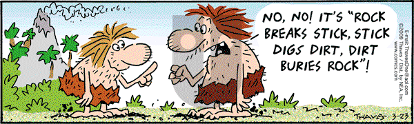 Frank and Ernest - Monday March 23, 2009 Comic Strip