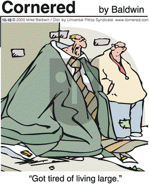 Cornered - Monday October 16, 2000 Comic Strip