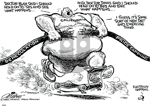 Pat Oliphant on Wednesday May 30, 2001 Comic Strip
