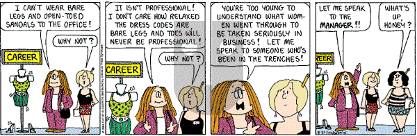 Cathy Classics - Saturday March 31, 2001 Comic Strip