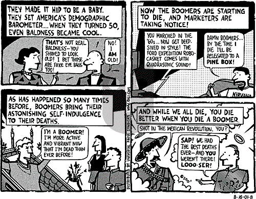 Ted Rall on Saturday August 18, 2001 Comic Strip