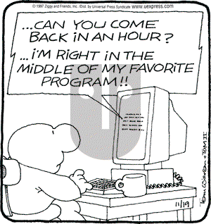 Ziggy on Friday November 5, 1999 Comic Strip
