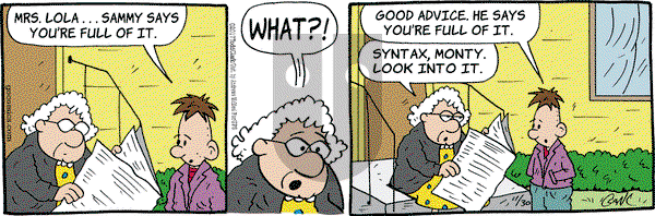 Lola on Thursday November 30, 2017 Comic Strip