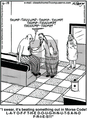 Close to Home on Tuesday June 19, 2001 Comic Strip