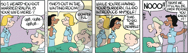 Drabble on Saturday February 7, 2015 Comic Strip