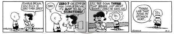 Peanuts on Wednesday August 11, 1954 Comic Strip