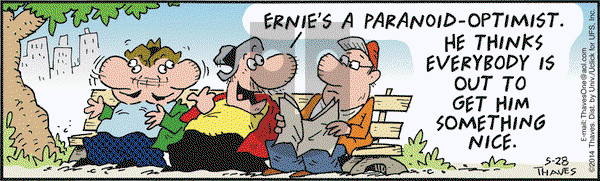 Frank and Ernest on Wednesday May 28, 2014 Comic Strip