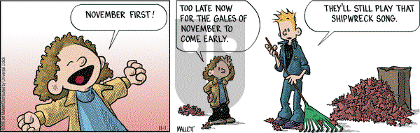 Frazz on Tuesday November 1, 2016 Comic Strip