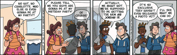 Heart of the City - Friday August 9, 2024 Comic Strip
