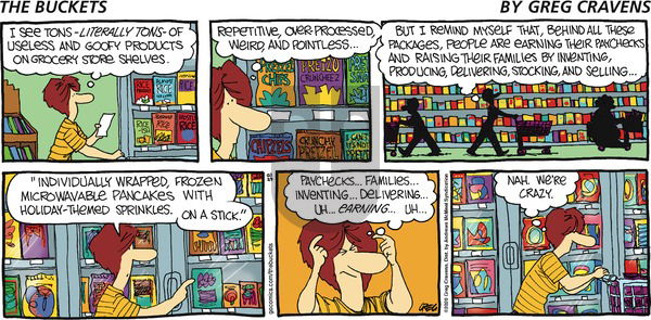 The Buckets on Sunday March 29, 2020 Comic Strip