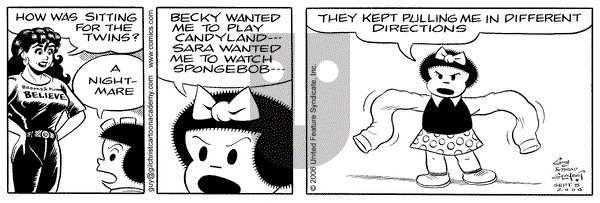 Nancy on Tuesday September 5, 2006 Comic Strip