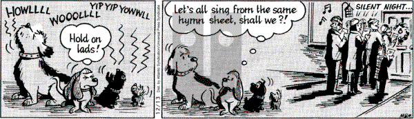 Fred Basset on Thursday December 13, 2007 Comic Strip