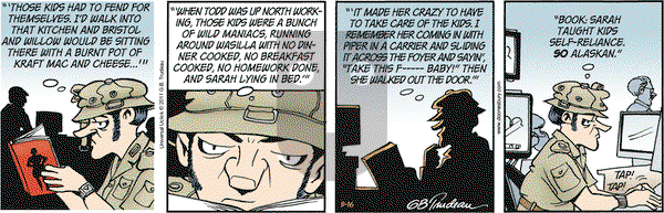 Doonesbury on Friday September 16, 2011 Comic Strip