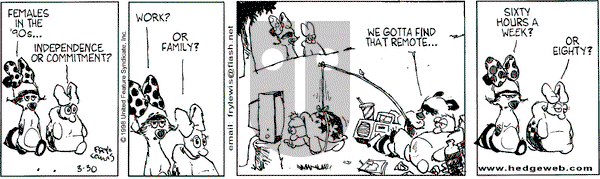 Over the Hedge on Monday March 30, 1998 Comic Strip