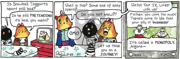 Breaking Cat News on Monday May 25, 2020 Comic Strip
