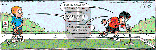 Cleats - Wednesday August 29, 2007 Comic Strip