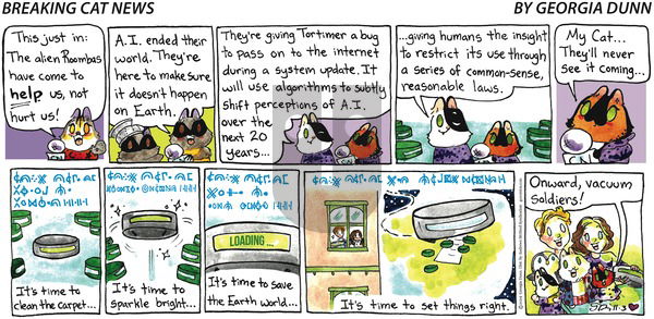 Breaking Cat News - Sunday November 3, 2024 Comic Strip