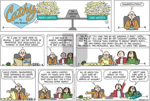 Cathy Classics on Sunday April 15, 2007 Comic Strip