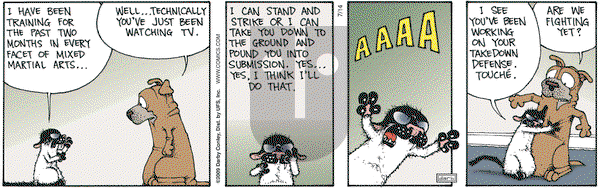 Get Fuzzy on Tuesday July 14, 2009 Comic Strip