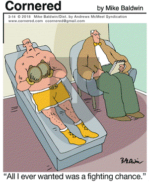 Cornered on Wednesday March 14, 2018 Comic Strip