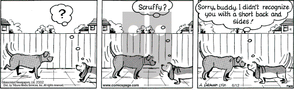 Fred Basset on Friday July 4, 2003 Comic Strip