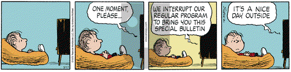 Peanuts on Monday March 17, 2025 Comic Strip