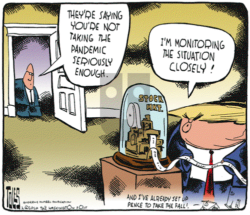 Tom Toles on Friday February 28, 2020 Comic Strip