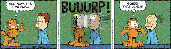 Garfield - Thursday November 28, 2024 Comic Strip