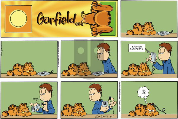 Garfield on Sunday June 7, 2009 Comic Strip