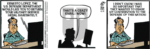 La Cucaracha - Saturday April 19, 2025 Comic Strip