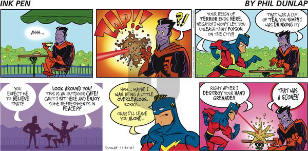Ink Pen on Sunday November 25, 2007 Comic Strip