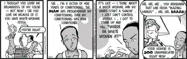 The Boondocks on Wednesday April 30, 2014 Comic Strip