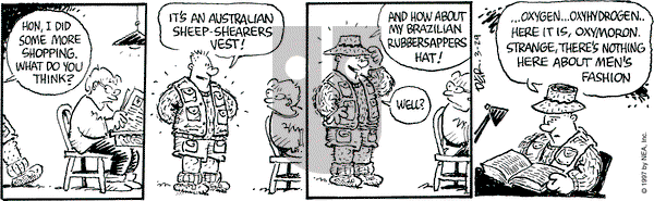 Betty on Saturday March 29, 1997 Comic Strip