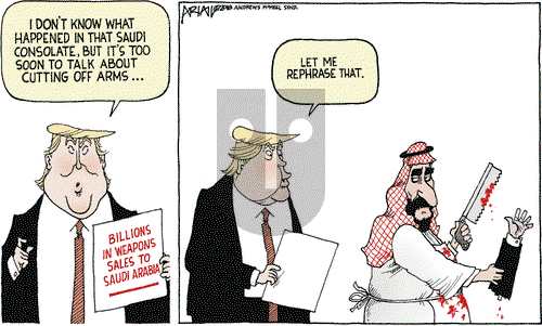Robert Ariail on Wednesday October 17, 2018 Comic Strip