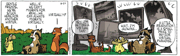 Over the Hedge on Saturday November 22, 2008 Comic Strip