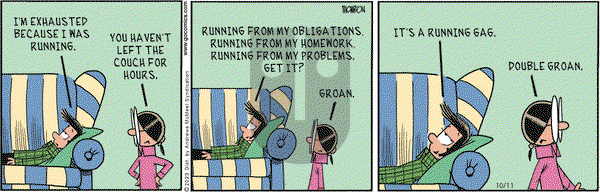 Grand Avenue on Wednesday October 11, 2023 Comic Strip