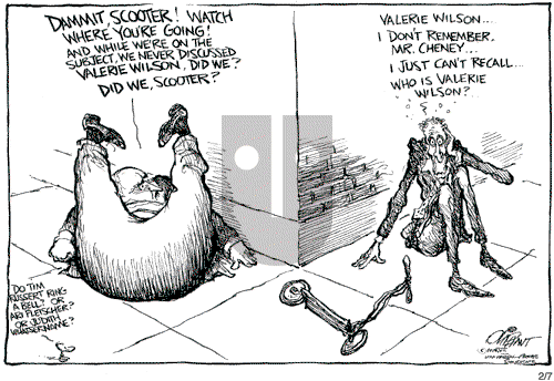 Pat Oliphant on Monday February 26, 2007 Comic Strip
