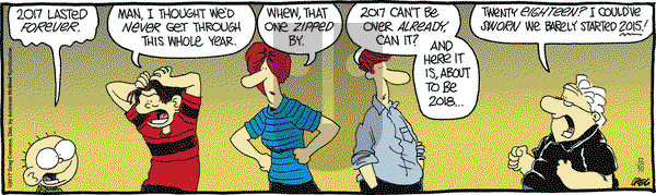 The Buckets on Saturday December 30, 2017 Comic Strip