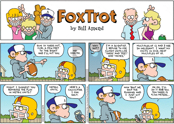 FoxTrot - Sunday September 30, 2007 Comic Strip