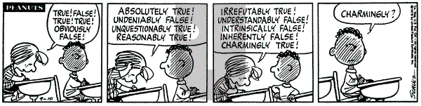 Peanuts - Wednesday September 10, 1975 Comic Strip