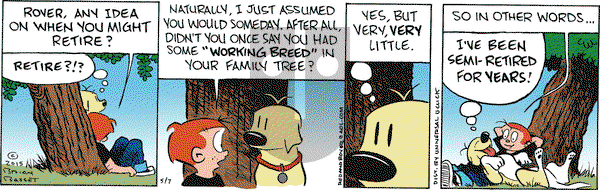 Red and Rover on Thursday May 7, 2015 Comic Strip