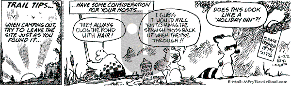 Over the Hedge on Saturday June 22, 1996 Comic Strip