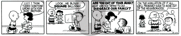 Peanuts - Wednesday December 22, 1954 Comic Strip