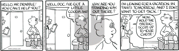 Drabble on Friday June 2, 2000 Comic Strip