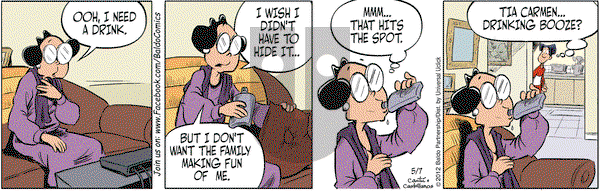 Baldo on Monday May 7, 2012 Comic Strip